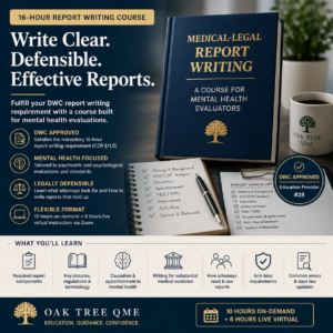16-Hour Report Writing Course